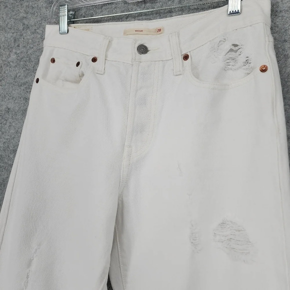 Levi's Wedgie Distressed Jeans - Picture 2 of 9